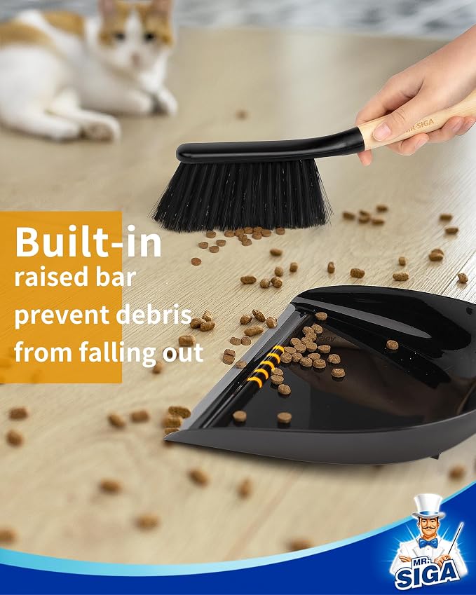 MR.SIGA Dustpan and Brush Set, Portable Cleaning Brush and Dustpan Combo - Image 5