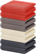 Homaxy 100% Cotton Waffle Weave Kitchen Dish Towels, Ultra Soft Absorbent Quick by Homaxy