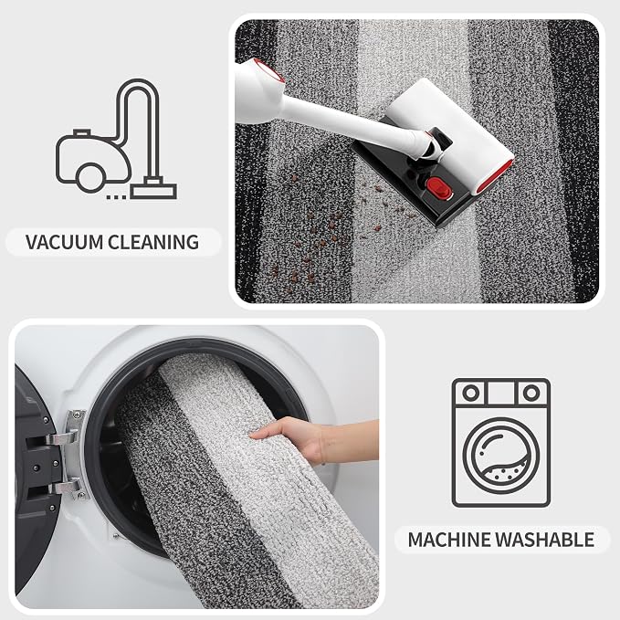 Kitinjoy Indoor Outdoor Door Mat, 59x20 Non-Slip Absorbent Dirt Trapper - Image 5