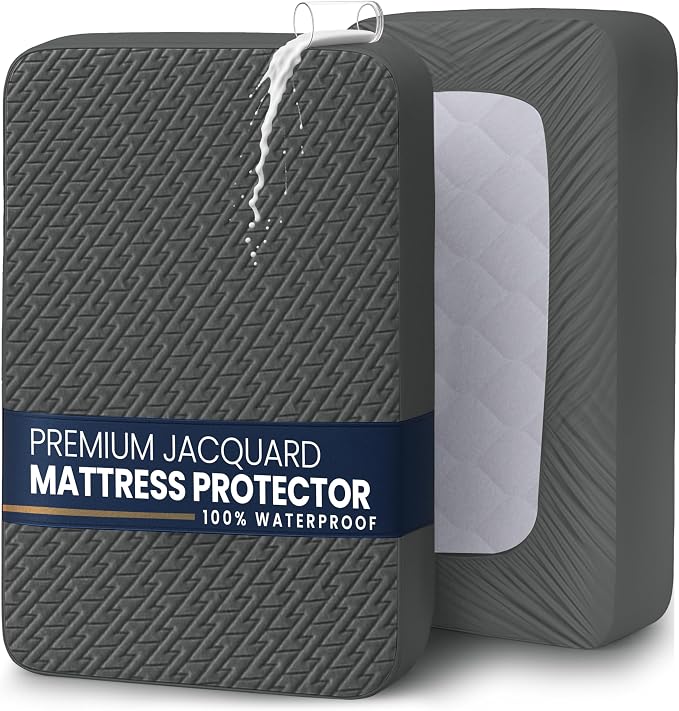 Utopia Bedding Waterproof Mattress Protector Twin Size, Premium 3D Air Soft by UTOPIABEDDING