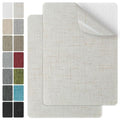 J.CARP 2Pcs Linen Repair Patches, Large Self-Adhesive Fabric Patch by JCARP