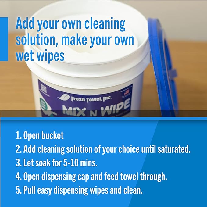 Fresh Towel Mix-N-Wipe Dry Wipes Refill - Image 4