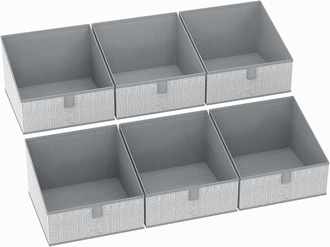 DIMJ Closet Storage Bins 6 Pack by DiMJ