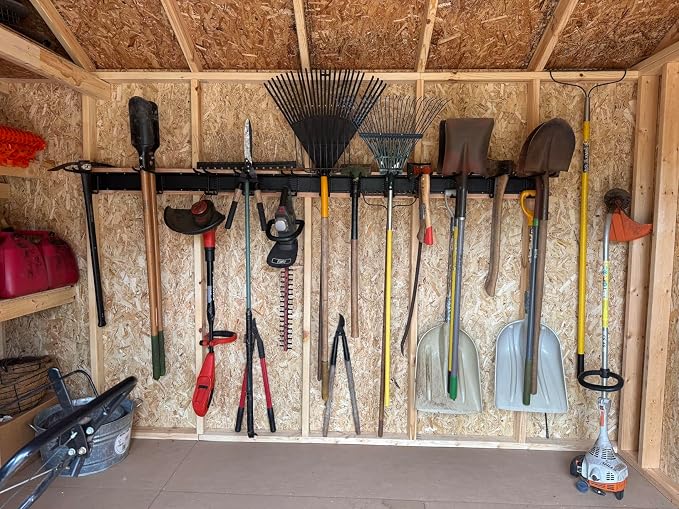 Wall Mount Tool Storage Rack, Garage Organization, Heavy Duty Garage Storage - Image 8