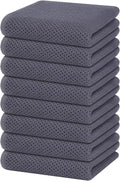Homaxy 100% Cotton Waffle Weave Kitchen Dish Towels, Ultra Soft Absorbent Quick by Homaxy