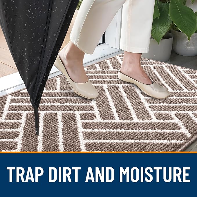 OLANLY Indoor Door Mat, 48x32 Inch, Dirt Resistant and Absorbent, Non-Slip - Image 2