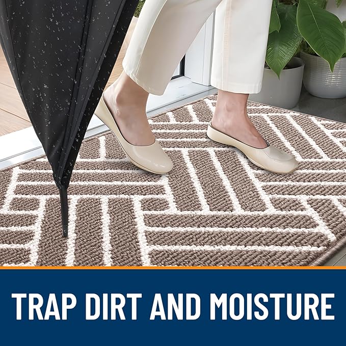 OLANLY Indoor Door Mat, 36x24 Inch, Dirt Resistant and Absorbent, Non-Slip - Image 2