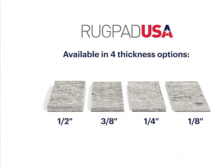 RUGPADUSA - Dual Surface - 9' Square - 3/8" Thick - Felt + Rubber - Enhanced - Image 9
