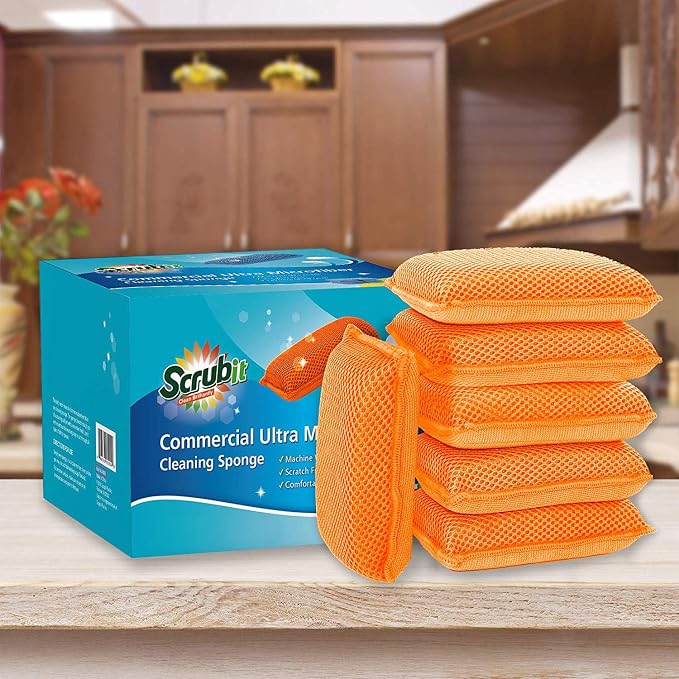 Commercial Miracle Microfiber Kitchen Sponge by Scrub-It - Image 7