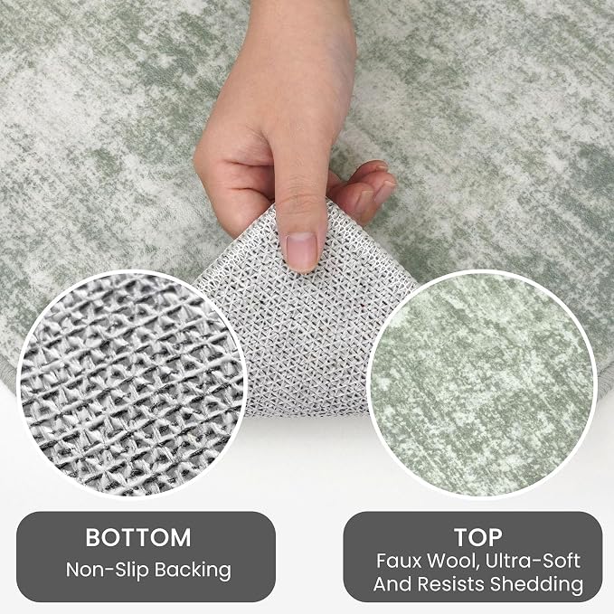 IOHOUZE Small Abstract Area Rug 2x3 Ft Entryway Rugs Washable Door Mat Indoor - Image 3