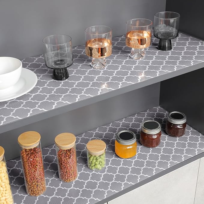 Glotoch 2 Rolls Shelf Liners for Kitchen Cabinets 12”x 20ft, Non Slip Drawer - Image 8