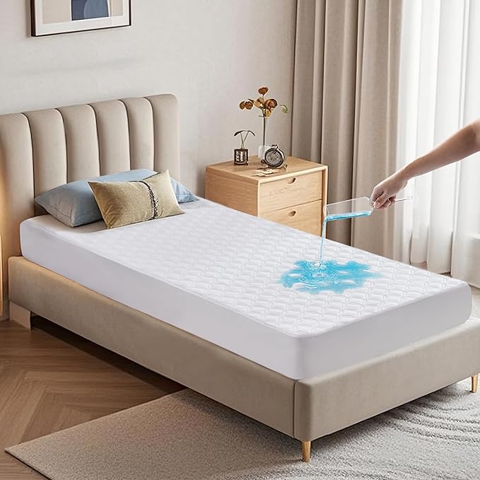 BEDLORE Waterproof Mattress Protector, Twin XL Size Mattress Pad by Bedlore