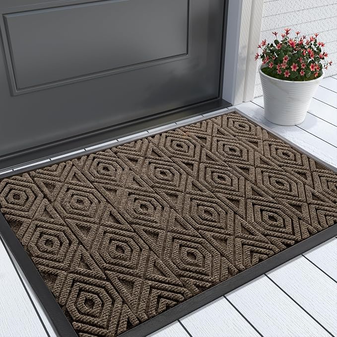 Yimobra Door Mat, Outdoor Indoor Entrance Welcome Mat, Heavy Entry Front Door by Yimobra