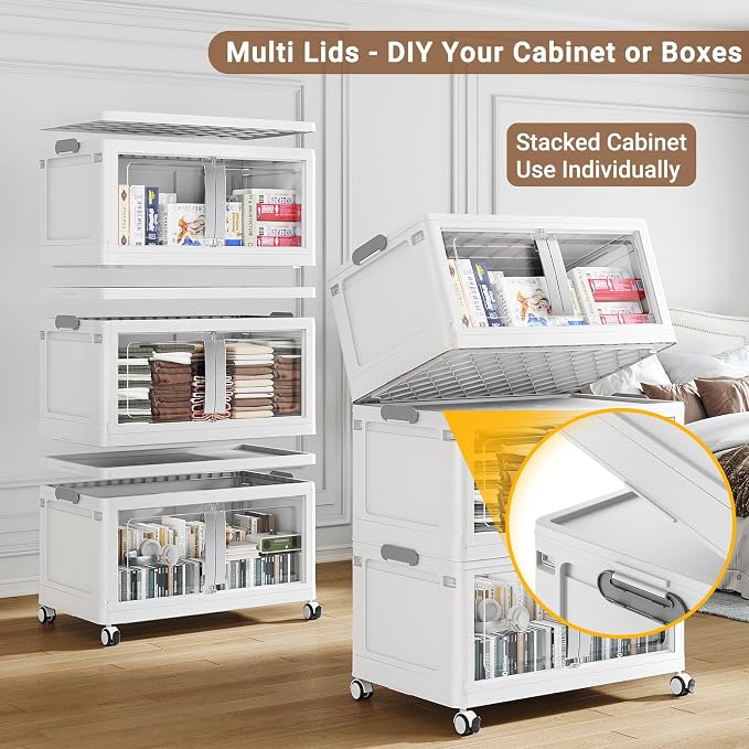 BROVIEW 160QT Stackable Storage Bins - Image 4