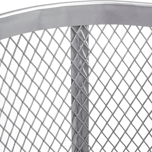 Global Industrial 48 Gallon Outdoor Metal Trash Container, Galvanized - Image 4