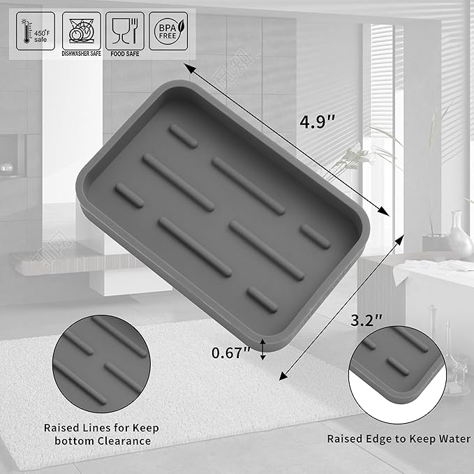 Silicone Kitchen Sink Organizer Tray - Image 2