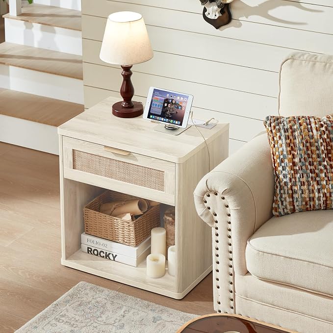 LEYAOYAO Rattan Nightstand - Image 8