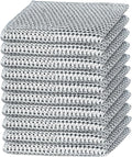 10PCS Double Wet and Dry Wire Dishcloth, Stainless Steel Scrubber, Non-Scratch by Unknown