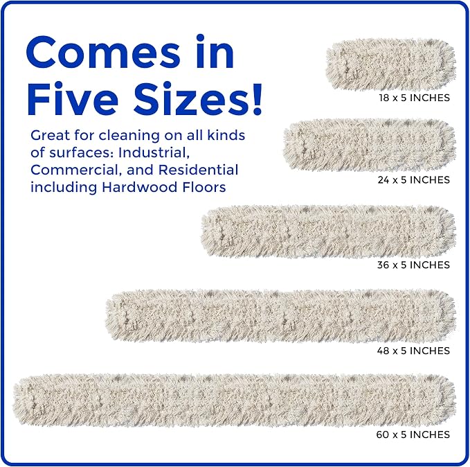 Nine Forty 48" Premium Cotton Dust Mop Kit - Image 6