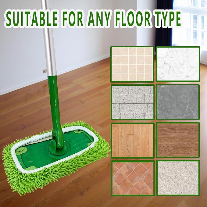 6Pack Reusable Microfiber Mop Pads - Image 6
