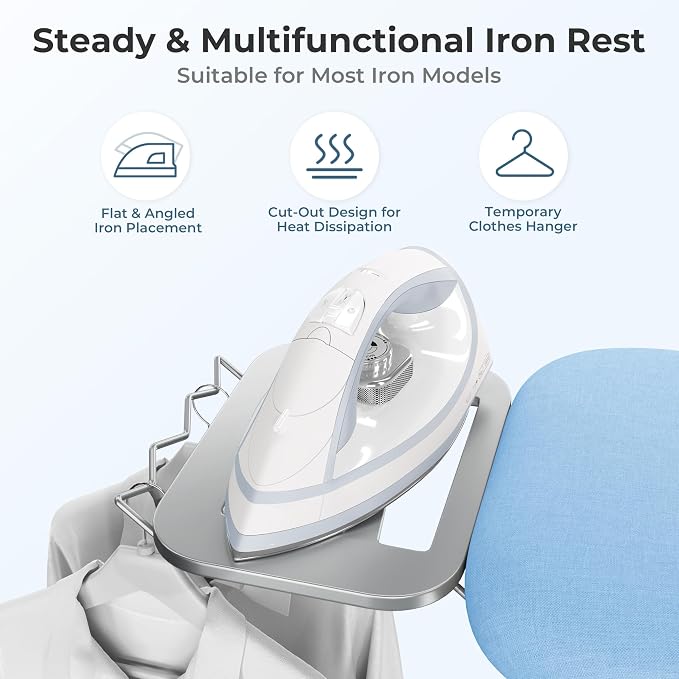 Yaheetech Foldable Ironing Board, Heavy Duty Iron Board - Image 5