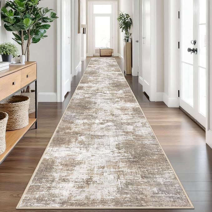 IOHOUZE Abstract Runner Rug 3x20 Ft Extra Long Washable Runners by iOhouze