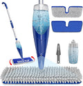 Papclean Spray Mops for Floor Cleaning: Double Sided Dust Mop for Hardwood Wood by Papclean