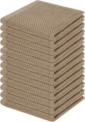 Homaxy 100% Cotton Waffle Weave Kitchen Dish Cloths, Ultra Soft Absorbent Quick by Homaxy