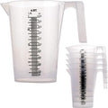 TCP Global 1 Liter Plastic Graduated Measuring and Mixing Pitcher by TCPGlobal