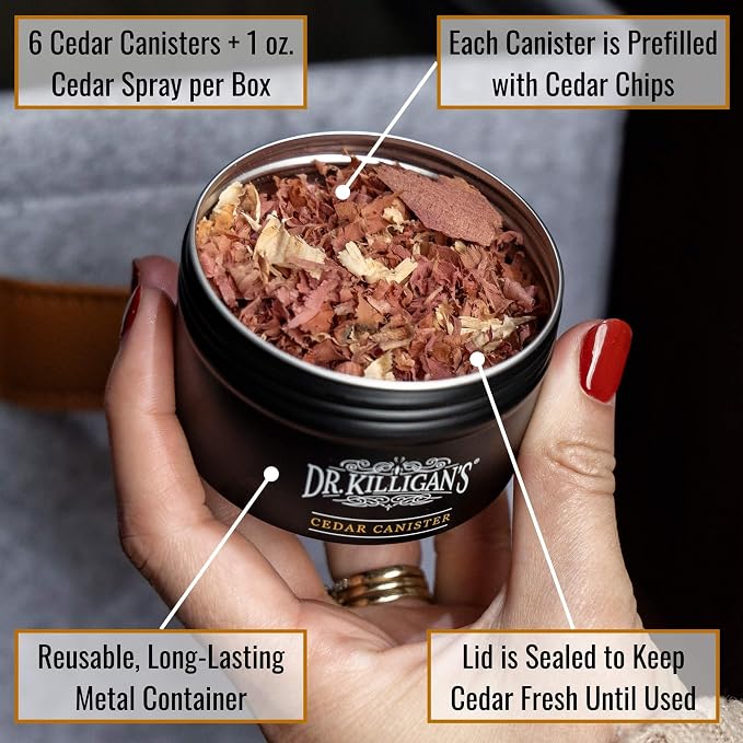 Dr. Killigan's Cedarwood Chip Canisters - Image 3