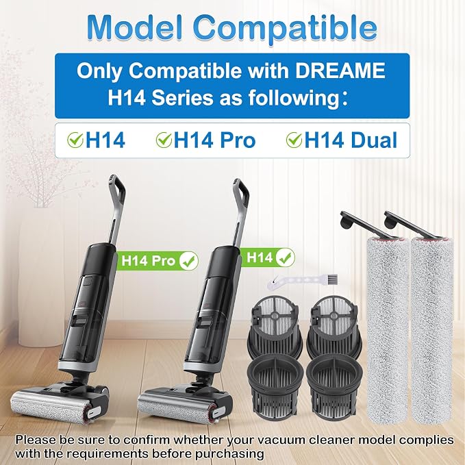 Roller Brush and Filter Replacement Compatible - Image 2