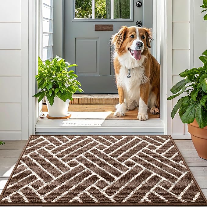 OLANLY Large Indoor Door Mat, 59x35 Inch, Dirt Resistant and Absorbent - Image 6