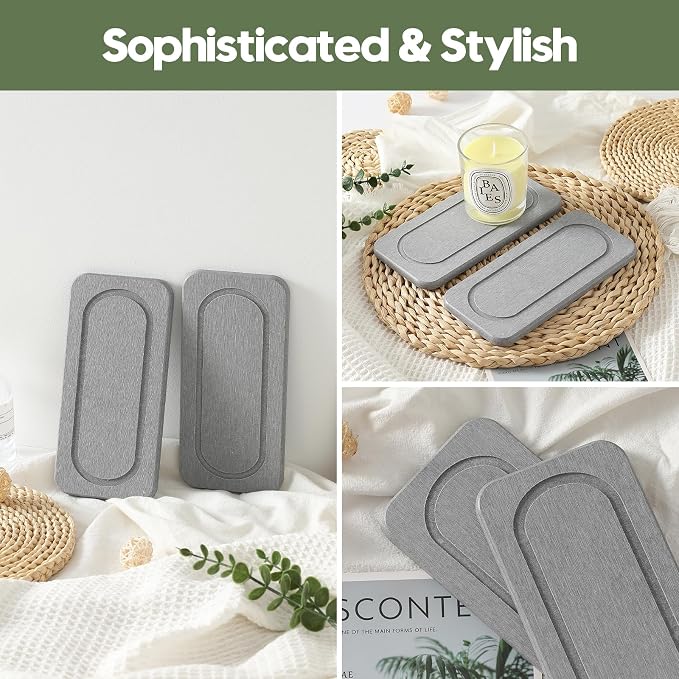 2Pack Diatomite Stone Water Absorbing Sink Tray - Image 5