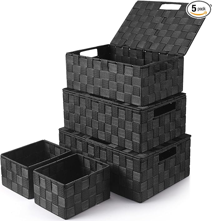 Storage Bins Baskets for Organizing by Uvellgift