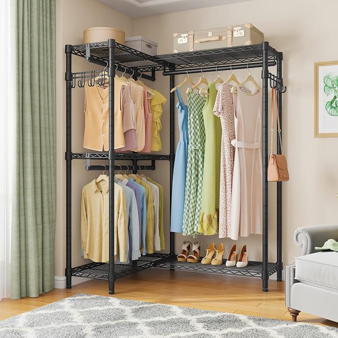 VIPEK L4 Garment Rack L Shaped Clothes Rack - Image 2
