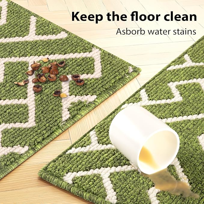 hicorfe Indoor Doormat, Front Back Door Mat Rubber Backing Non Slip Door Mats - Image 4