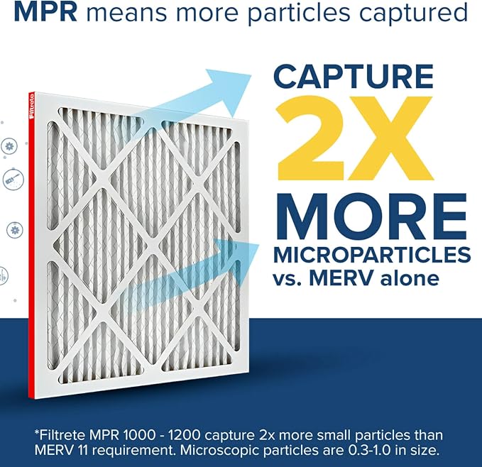 Filtrete 17.5x23.5x1 AC Furnace Air Filter, MERV 11, MPR 1000, Micro Allergen - Image 4