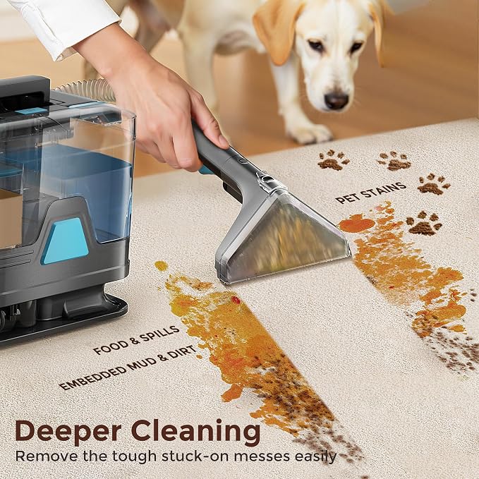 DEVOAC C8 Portable Carpet Upholstery Spot Cleaner Machine - Image 2