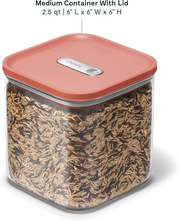 Caraway 2.5qt Glass Airtight Food Storage Container - Image 3