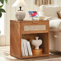 LEYAOYAO Rattan Nightstand by LEYAOYAO-Findtheshiningpointofyourideallife%EF%BC%81