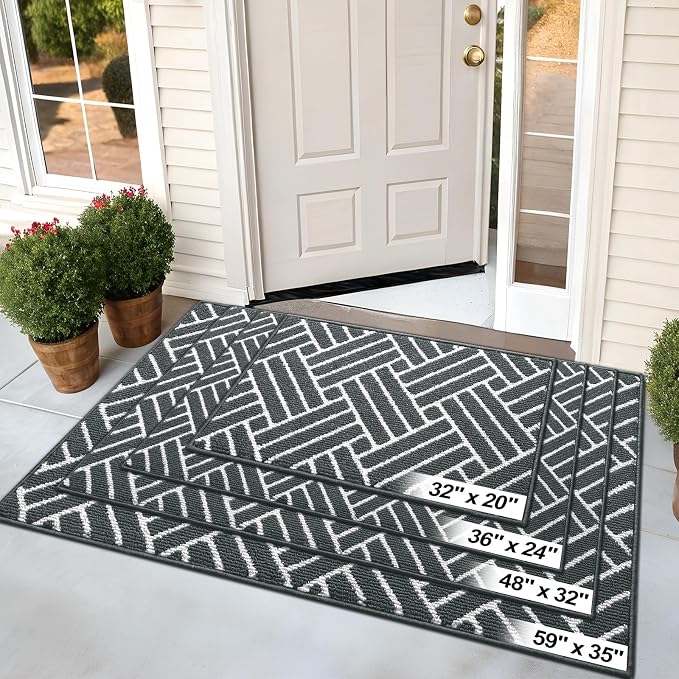 OLANLY Indoor Door Mat, 48x32 Inch, Dirt Resistant and Absorbent, Non-Slip - Image 7