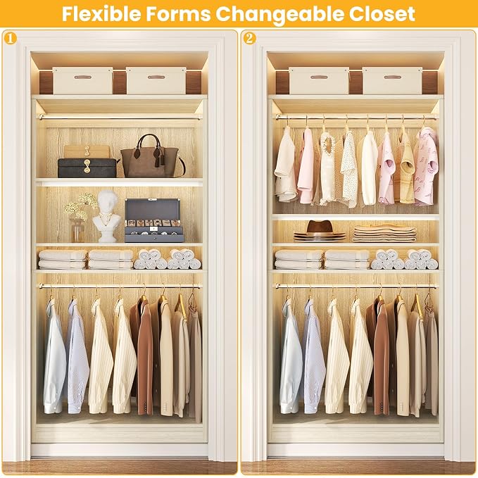 Unikito 3FT Freestanding Closet System - Image 3