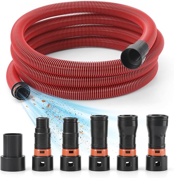 Klabb 16 Feet Dust Collection Hose Kit by Klabb