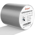 Grey Window Screen Repair Tape, 4IN X 25FT Screen Repair Kit by Secopad