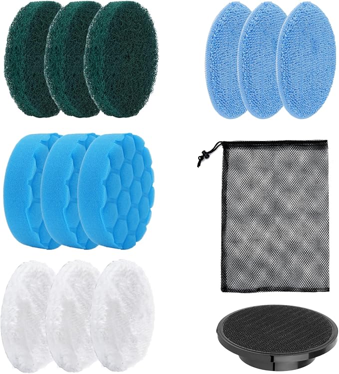 Electric Spin Scrubber Brush Heads Set, 12 Pack Replaceable Brush Heads by Unknown
