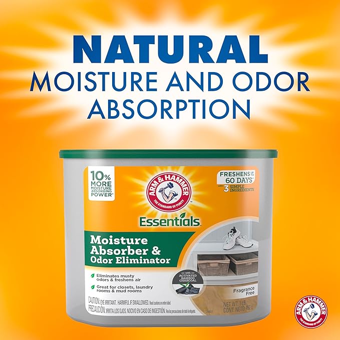Arm & Hammer Essentials Disposable Moisture Absorber and Odor Eliminator Tub - Image 3