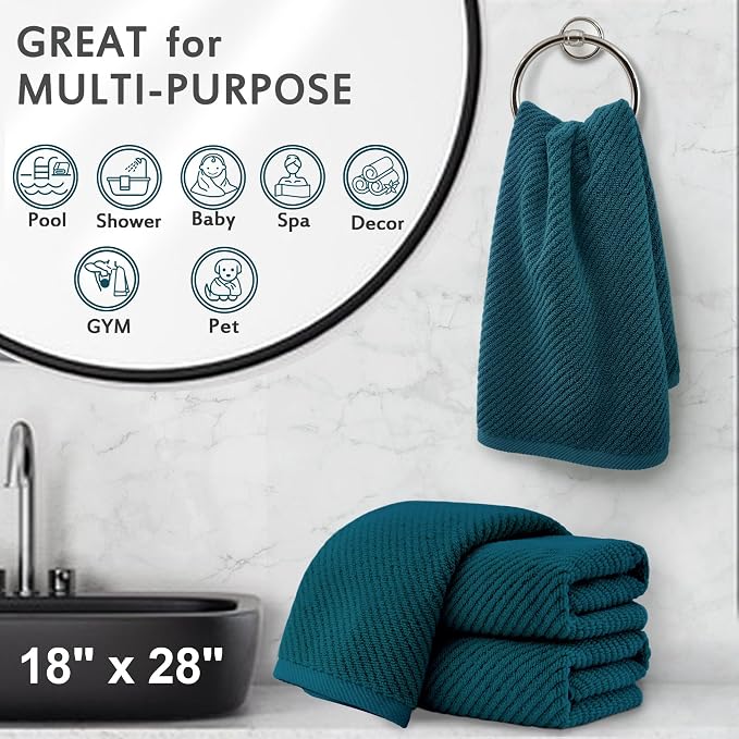 VOOVA & MOVAS Bathroom Hand Towels - Image 5