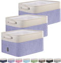BALEINE 3 Pack Fabric Storage Bins by BALEINE