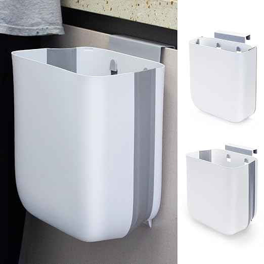 Soddeph 3.2 Gallon Foldable Hanging Trash Can by Soddeph
