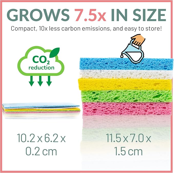 bioGo 30 Pack Compostable Pop-Up Sponges - Image 2